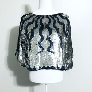 Shajahan Vintage Sequin Top